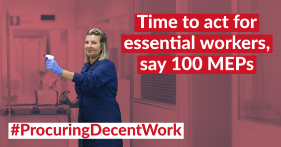 Over 100 MEPs call for public contracts to only go to decent work employers