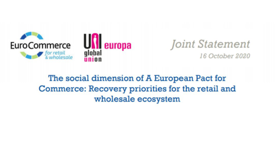 The social dimension of A European Pact for Commerce: Recovery priorities for the retail and wholesale ecosystem