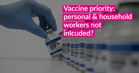 Personal and Household Services Workers Require Priority Access to COVID-19 vaccine – EFFAT – EFFE – EFSI – UNI-Europa Joint Statement