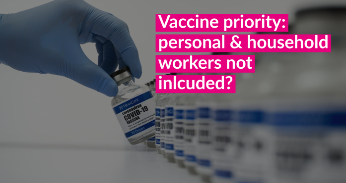 Personal and Household Services Workers Require Priority Access to COVID-19 vaccine – EFFAT – EFFE – EFSI – UNI-Europa Joint Statement
