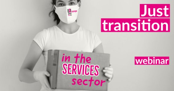 Webinars: climate change, services trade unions & the Just Transition