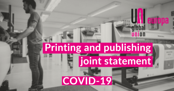 COVID-19: UNI Europa joint statement with Intergraf