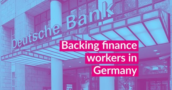 Defending the right to a collective agreement in Germany’s banking sector