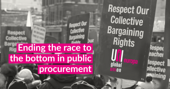 Service sector unions call on the European Commission to change €2 trillion public procurement rules