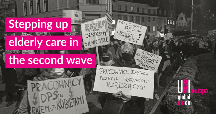 Essential care workers in Poland are winning decent pay