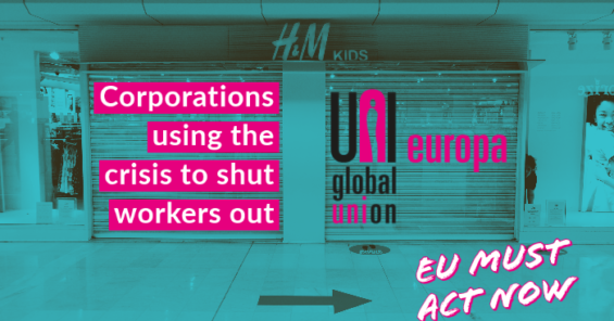 Multinational corporations are using the crisis to shut workers out