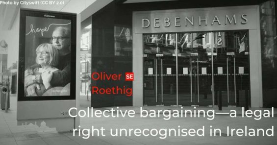 Collective bargaining—a legal right unrecognised in Ireland