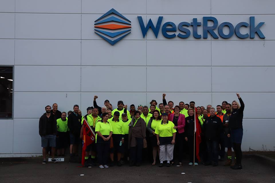 Solidarity with our Australian WestRock colleagues