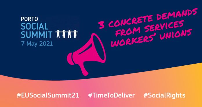 EU Social Summit: 3 concrete actions services workers’ unions want to see
