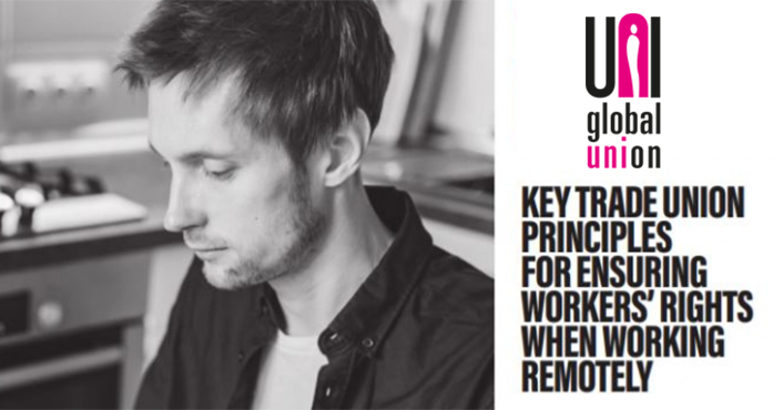 UNI releases principles for collectively bargaining to advance remote workers’ rights