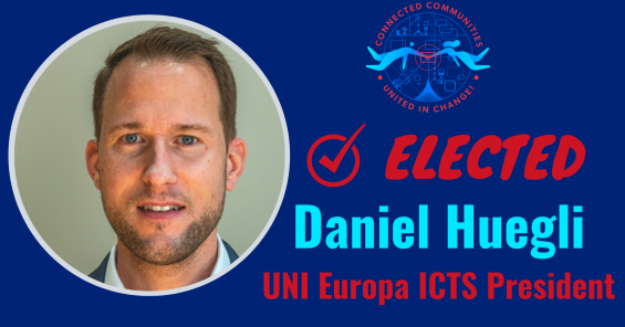Daniel Huegli, President of UNI Europa ICTS – biography
