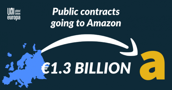 Ny rapport: Amazon får över 1,3 miljarder i offentliga kontrakt i Europa
