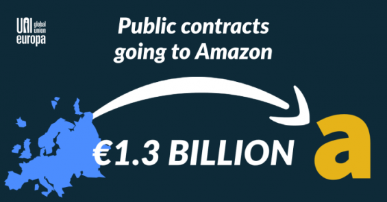 Nouveau rapport : Amazon reçoit plus de 1,3 milliard d'euros de contrats publics en Europe