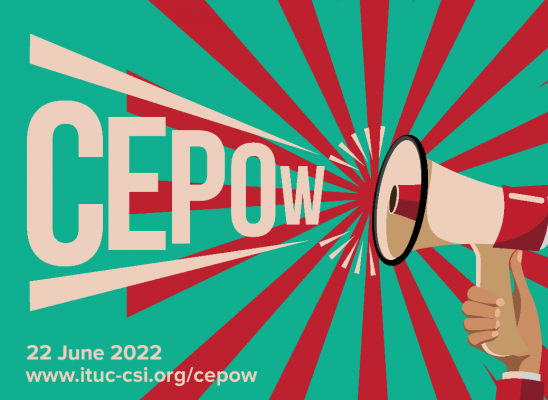 On #CEPOW, unions demand urgent action on climate change