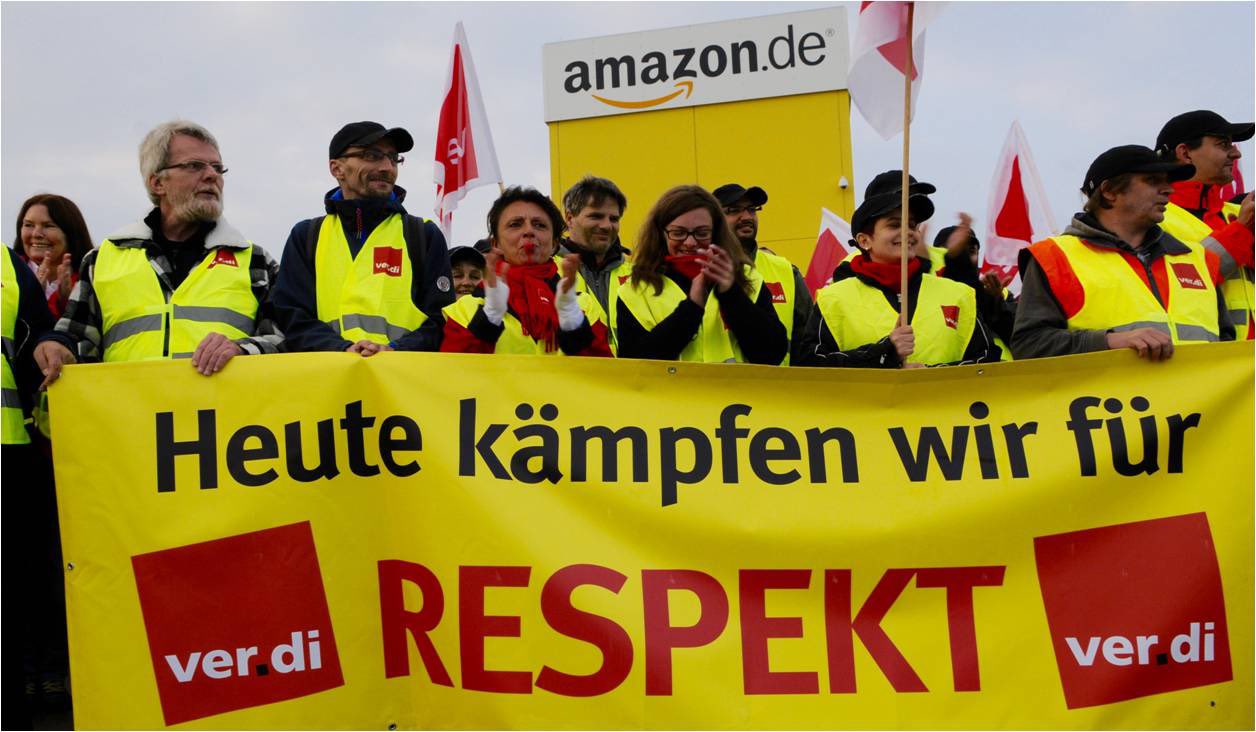 Amazon “Prime Day” Strike! ver.di members walk out at seven German locations