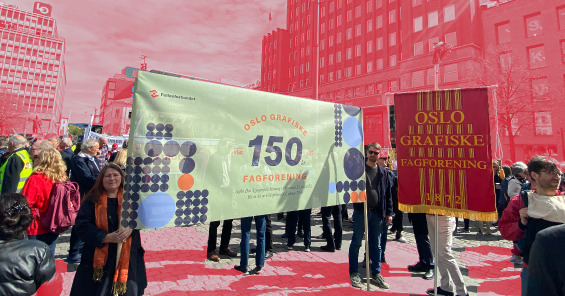 Grafiska arbetare i Oslo ser på framtiden när deras fackförening fyller 150 år