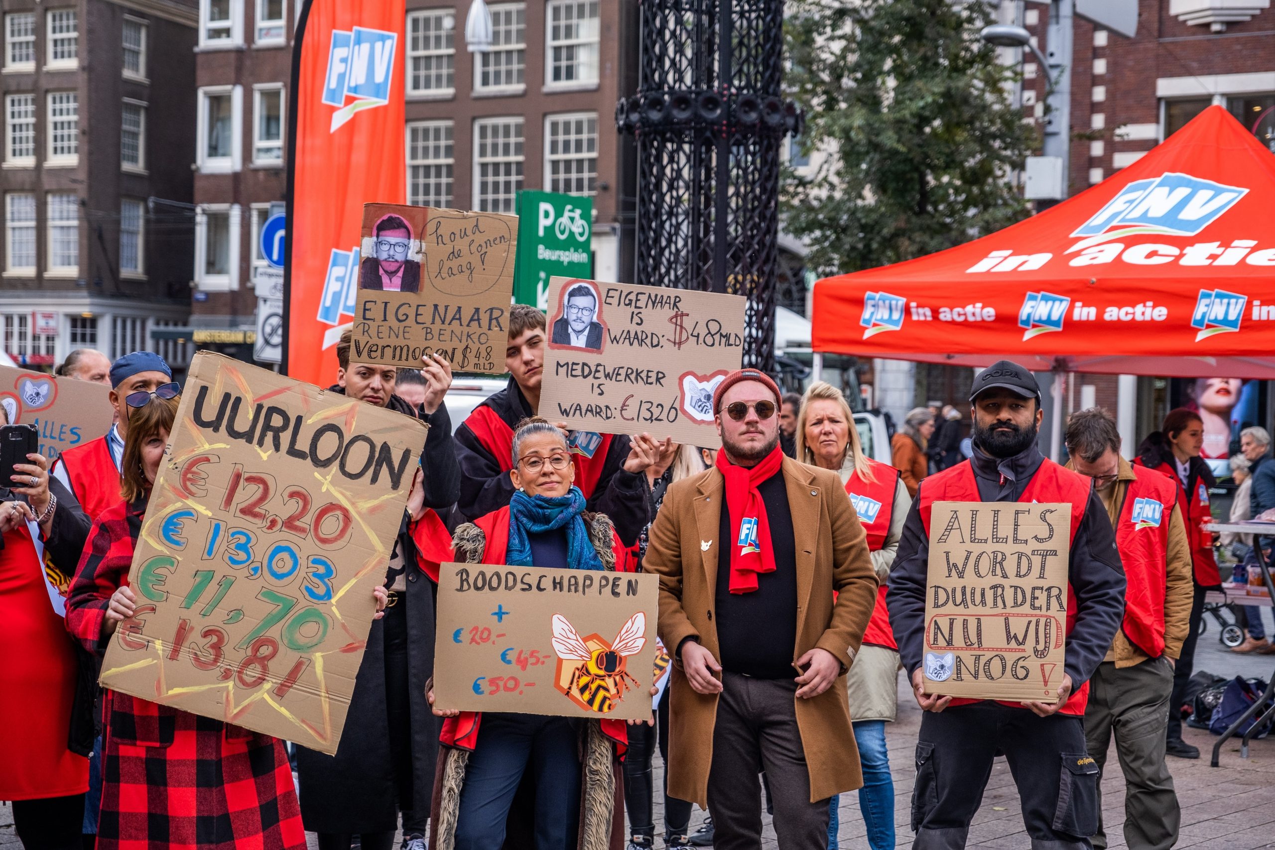 UNI backs workers in the Netherlands fighting for living wages at luxury department store