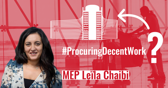 Leïla Chaibi ➡️ Commission: action towards procuring decent work?