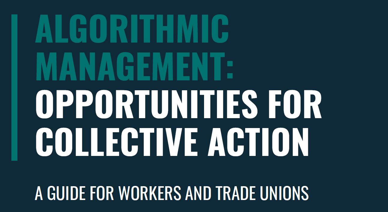 New report: Unions around the world answer algorithmic management’s problems