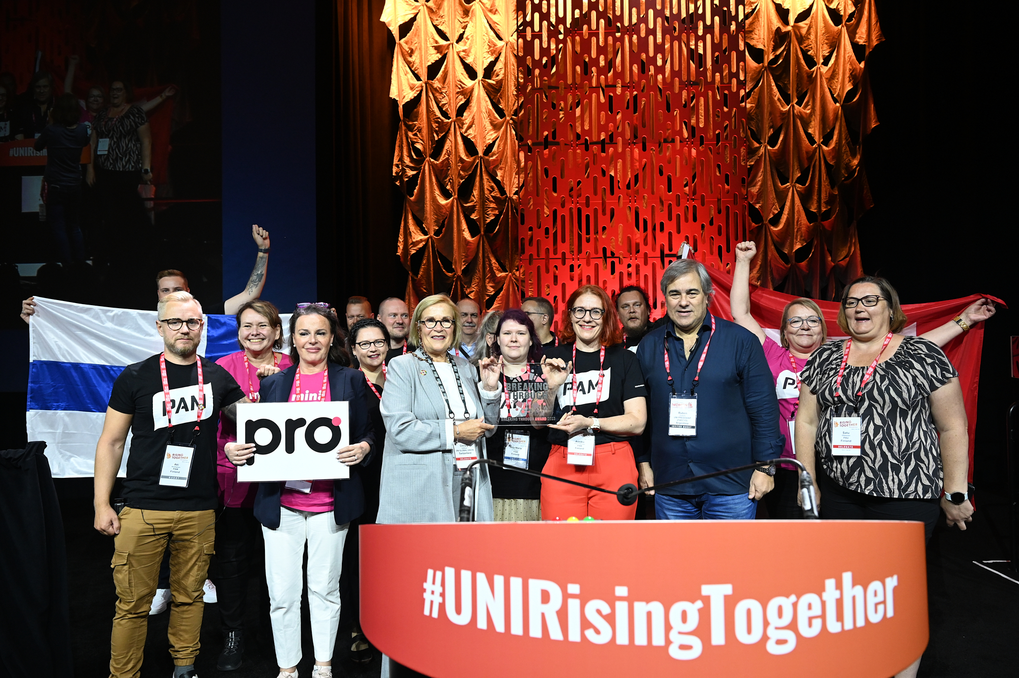 Finnish unions take home Breaking Through Award       
