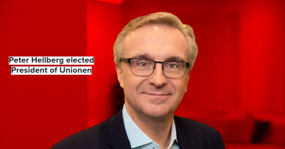 UNI Europa President Peter Hellberg elected President of Unionen