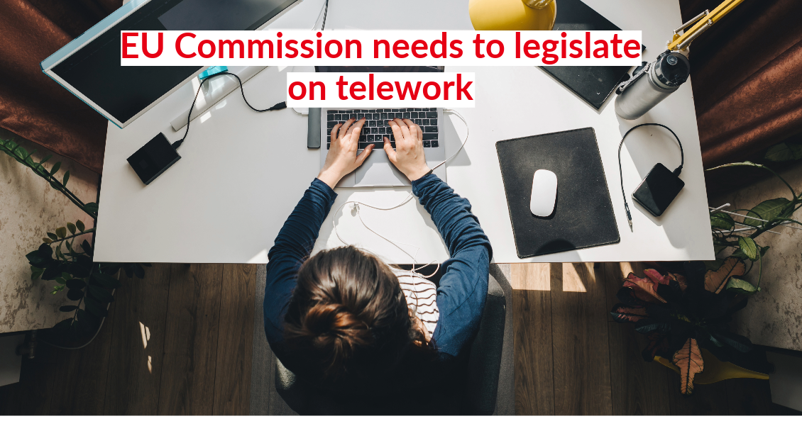 UNI Europa backs ETUC call for legislation on telework