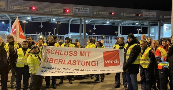 UNI Europa stands in solidarity with striking airport security workers in Germany