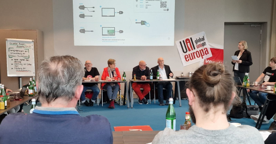 After Amazon lobby ban, UNI coordinated MEPs visiting workers and trade unions in four countries