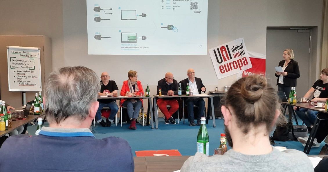 After Amazon lobby ban, UNI coordinates MEPs visiting workers and trade unions in four countries