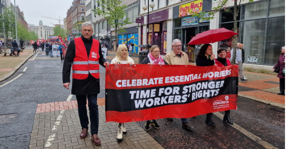 On May Day, UNI Europa sets out on the Road to Belfast