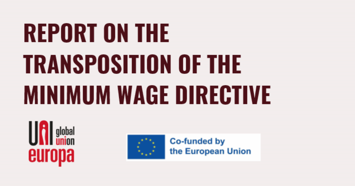 UNI Europa report takes stock of transposition of EU minimum wage law