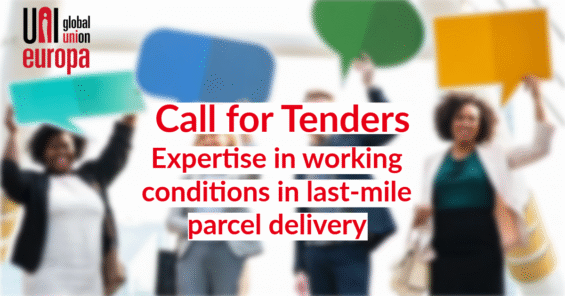 Call for Tenders: Expertise in working conditions in last-mile parcel delivery